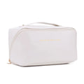 Women Cosmetic Bag Large Capacity Leather Cosmetic Organizer Washing Storage Bag