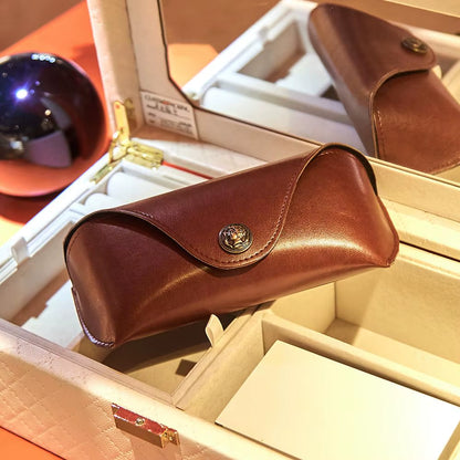 Leather Glasses Case 