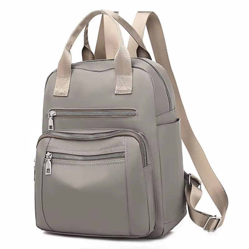 Women Backpack Travel Casual Waterproof Oxford Shoulder Bags Female Large Capacity Handbag Rucksack Black Purse School Pack