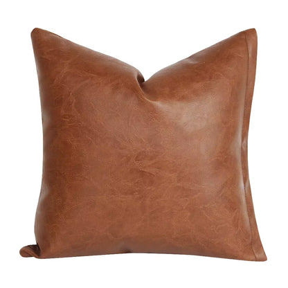 Leather Pillow Cover 