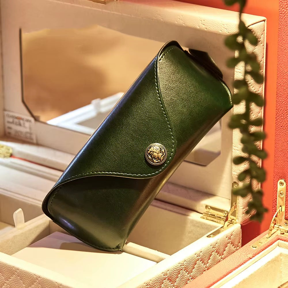 Leather Glasses Case 