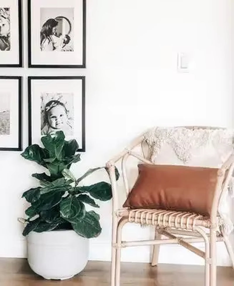 Leather Pillow Cover 