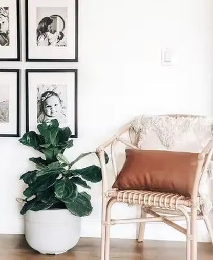 Leather Pillow Cover 