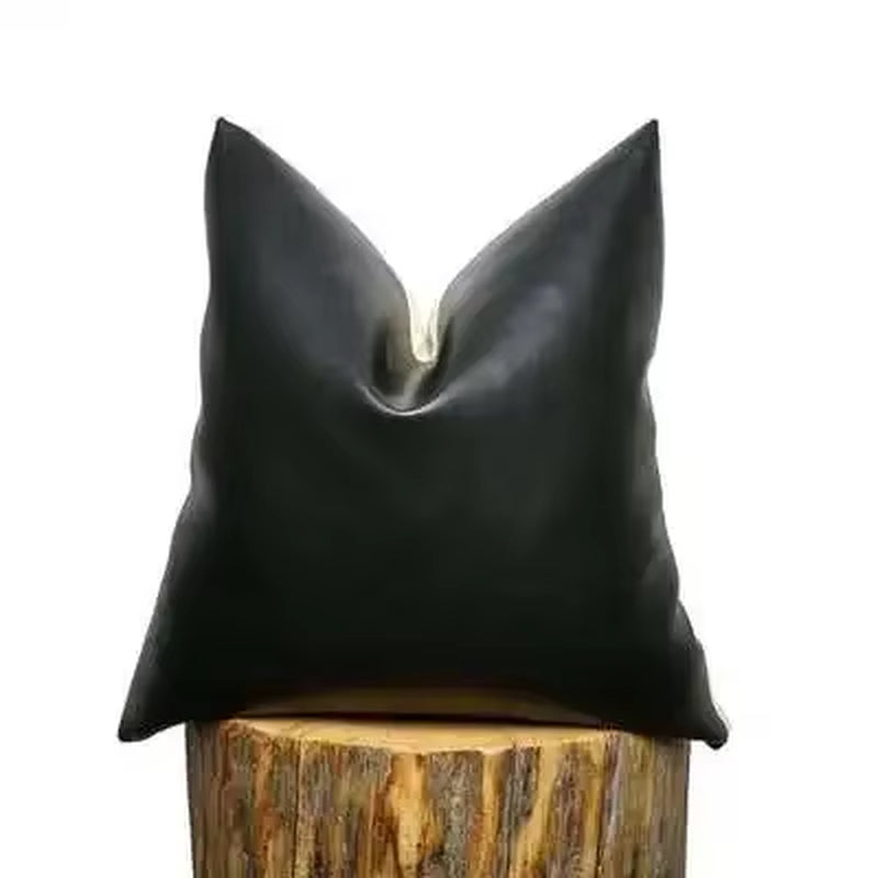 Leather Pillow Cover 
