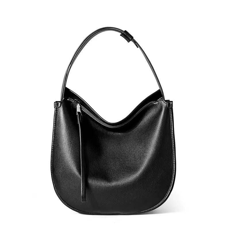 Genuine Leather Women Tote Bag 2025 New Large Capacity Women'S Shoulder Bag Luxury Designer Cowhide Crossbody Bags 2522