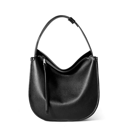 Genuine Leather Women Tote Bag 2025 New Large Capacity Women'S Shoulder Bag Luxury Designer Cowhide Crossbody Bags 2522